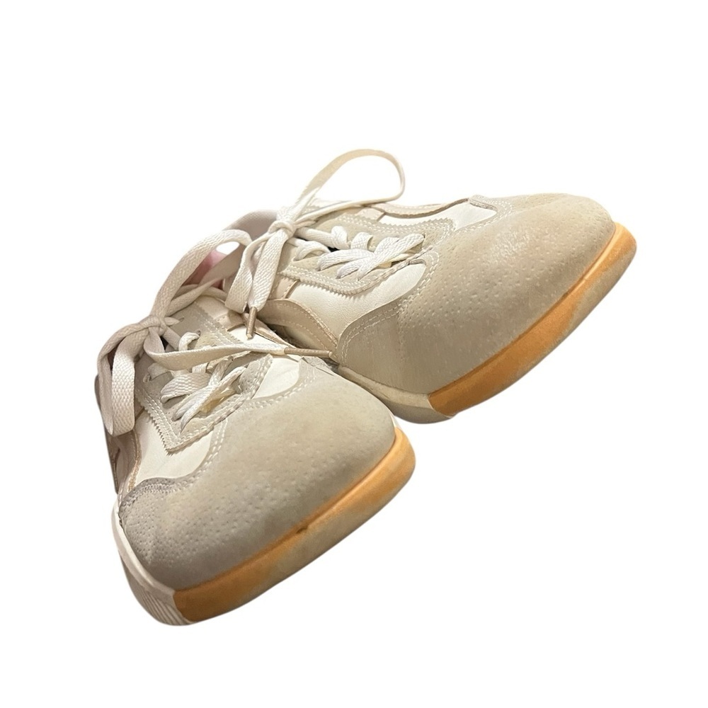 DF De Florance Cloudea tan and white lace up sneakers - Picture 3 of 8